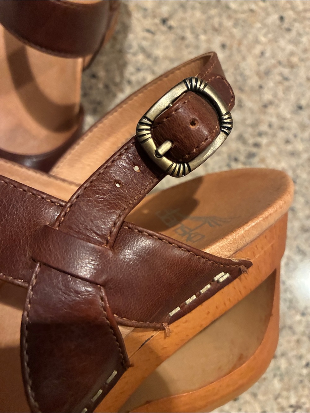 Dansko Taci Mary Jane Leather Clog Womems 36 - Picture 6 of 11